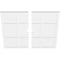Ekena Millwork Rubik Architectural Grade PVC Contemporary Ceiling Medallion, Two Piece, 40"OD x 3"ID x 14"C x 1"P CMP40RK2-03000 - alternate 4